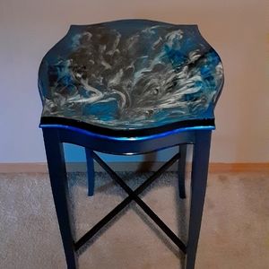 Upcycled Resin Top Table